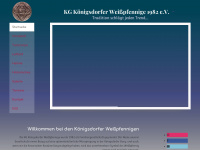 koenigsdorfer-weisspfennige.de Webseite Vorschau