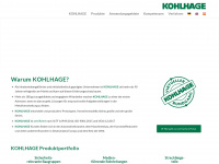 kohlhage.de Webseite Vorschau