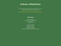 kollodur-moebelfolien.de Webseite Vorschau
