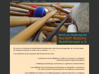 nordoff-robbins-verein.de Webseite Vorschau