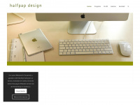 halfpap-design.de Webseite Vorschau
