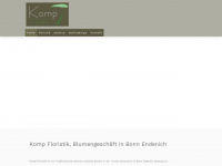 komp-floristik.de Webseite Vorschau