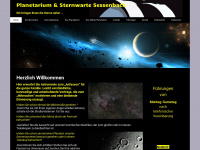 sternwarte-sessenbach.de Webseite Vorschau
