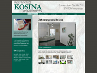 kosina.de Webseite Vorschau