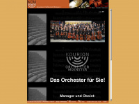 kourion-orchester.de Webseite Vorschau