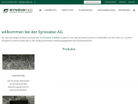 synovatec.ch Webseite Vorschau