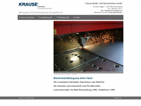 krause-metallbau.de Webseite Vorschau