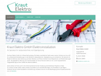 kraut-elektro.de Webseite Vorschau
