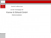 kremer-ebhardt.de Webseite Vorschau