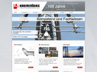 kronenberg-leichlingen.de Webseite Vorschau