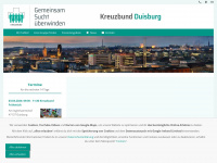 kreuzbund-duisburg.de Webseite Vorschau