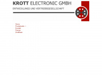 krott-electronic.de Webseite Vorschau