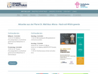 st-matthaeus.de Webseite Vorschau
