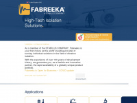 fabreeka.com Webseite Vorschau