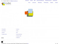 cubic-studios.de Webseite Vorschau