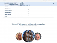 kuckertz-immobilien.de Webseite Vorschau