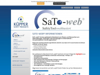 sato-web.de Webseite Vorschau