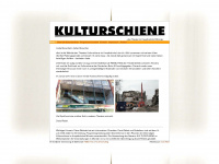 kulturschiene.de Webseite Vorschau