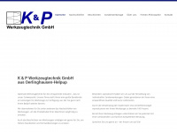 kup-werkzeugtechnik.de Webseite Vorschau