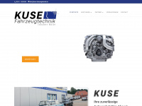kuse-fahrzeugtechnik.de Webseite Vorschau