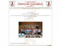 fc-naerrische-geissboeck.de Webseite Vorschau