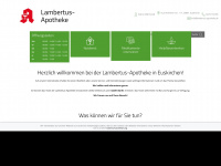 lambertus-apotheke.de Webseite Vorschau