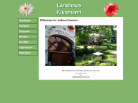 landhaus-klusmann.de Webseite Vorschau