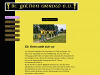 bc-golden-arrow.de Webseite Vorschau