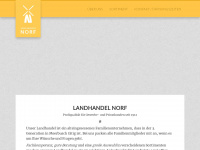 landhandel-norf.de Webseite Vorschau
