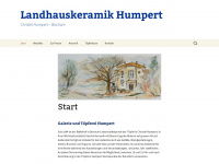 landhauskeramik-humpert.de Webseite Vorschau
