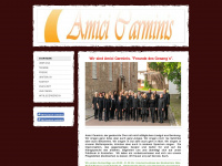 amici-carminis.de Webseite Vorschau