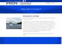 roi-institut.com Webseite Vorschau