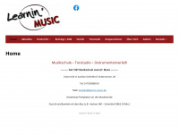 learnin-music.de Webseite Vorschau
