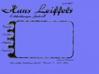 leiffels.de Webseite Vorschau