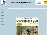 msc-leopoldshoehe.de Webseite Vorschau