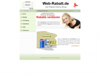 web-rabatt.de Webseite Vorschau