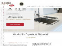 lh-naturstein.de Webseite Vorschau