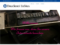 lichius-druck.de Webseite Vorschau