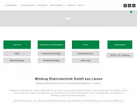 mindrup-elektro.de Webseite Vorschau