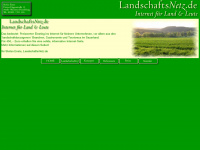 landschaftsnetz.de Webseite Vorschau