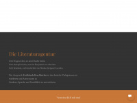 literaturagentur.com Webseite Vorschau