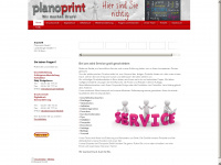 planoprint.de Webseite Vorschau
