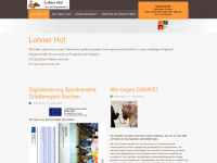 lohnerhof.de Webseite Vorschau