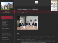 lothmann-partner.de Webseite Vorschau