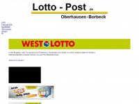 lotto-post.de Webseite Vorschau