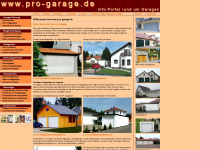 pro-garage.de Webseite Vorschau
