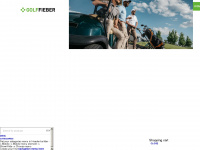 golffieber.ch Webseite Vorschau