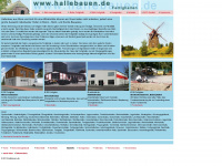 hallebauen.de Webseite Vorschau
