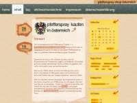 pfefferspray.org Webseite Vorschau