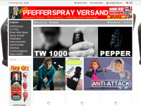 pfefferspray-versand.de Webseite Vorschau